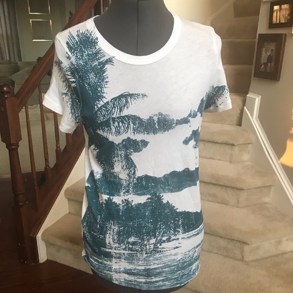 J. CREW Tropical Short-Sleeved T-Shirt - XL - Picture 2 of 4